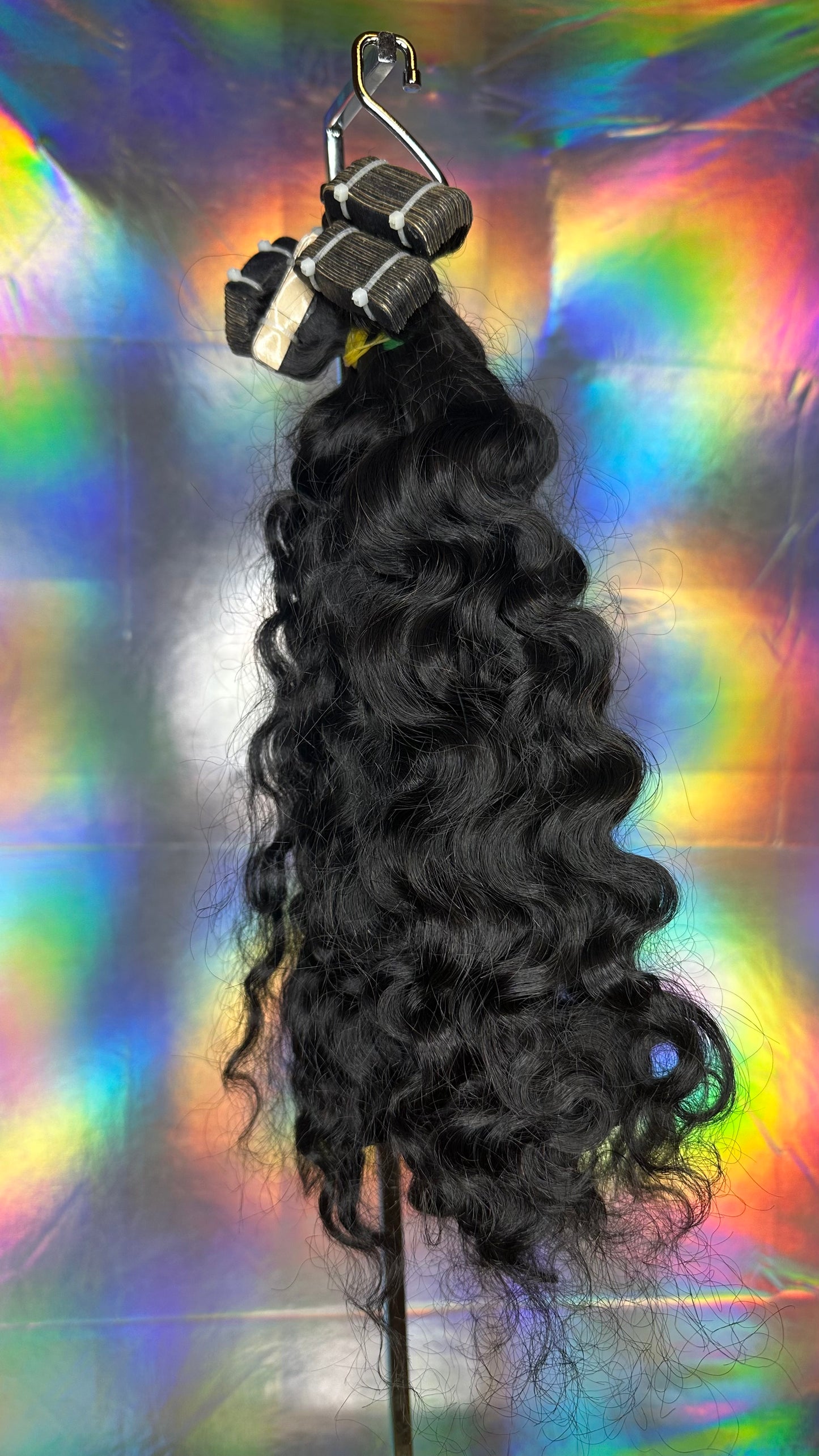 Cambodian Natural Curly Tape Ins