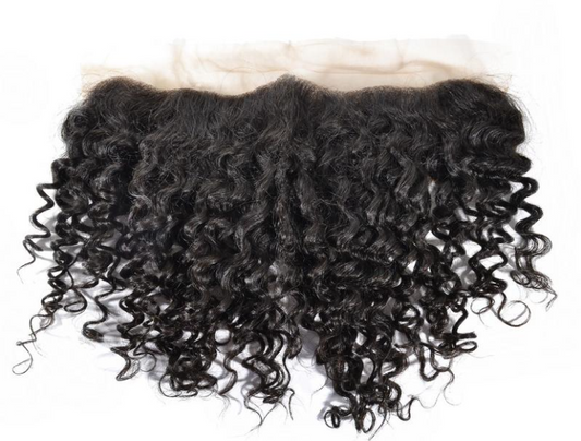 Raw Cambodian Natural Curly Frontal
